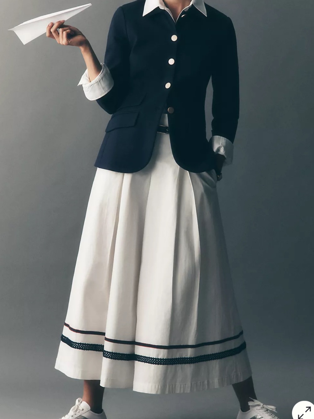 Anthropologie Culottes,or call it a Divided Skirt or a Full Cut Pant. - Picture 4 of 13